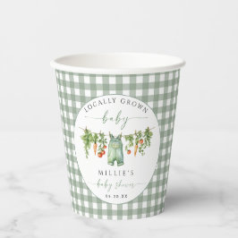 Lokal gezüchtete Baby-Dusche Papier-Cup-Bekleidung Pappbecher