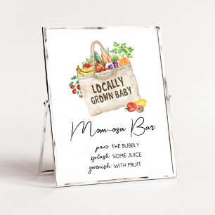 Lokal gezüchtete Baby Shower Mama Osa Bar SIgn Poster