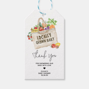 Lokal gezüchtete Babydusche-Liebesmarken Geschenkanhänger