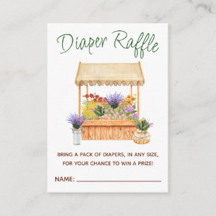 Lokal gezüchtete Bauer Blume Market Books for Baby Begleitkarte