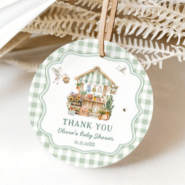 Lokal gezüchtete Bauer Market Baby Dusche Vielen D Geschenkanhänger