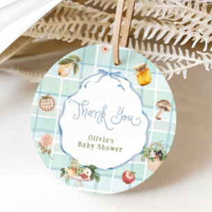 Lokal gezüchtete Bauer Market Baby Dusche Vielen D Geschenkanhänger