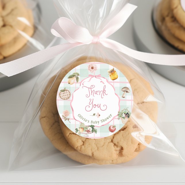 Lokal gezüchtete Bauer Market Baby Dusche Vielen D Runder Aufkleber (Von Creator hochgeladen)