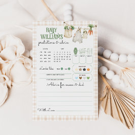 Lokal gezüchtete Bauer Market Baby Shower Game