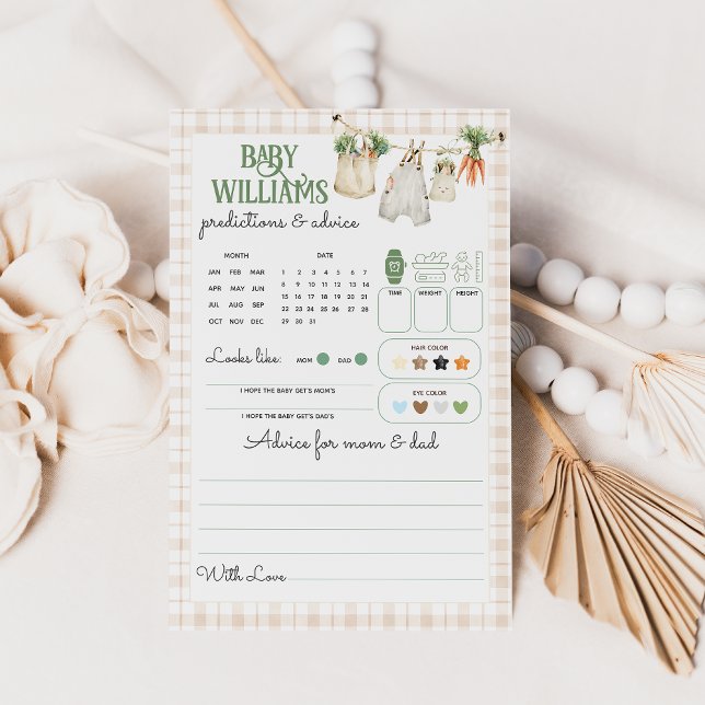 Lokal gezüchtete Bauer Market Baby Shower Game (Von Creator hochgeladen)