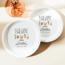 Lokal gezüchtete Bauern Market Baby Shower