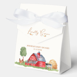 Lokal gezüchtete Bauern Markt Barnyard Baby Dusche Geschenkschachtel