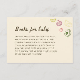 Lokal gezüchtete Handbücher für Baby Begleitkarte
