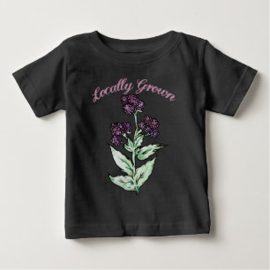 Lokal gezüchtete schwarze Himbeere niedlich Baby T-shirt