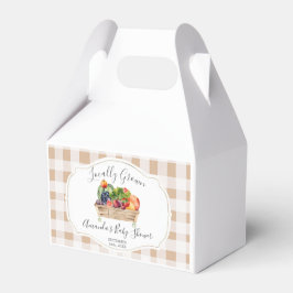 Lokal gezüchtete Veggies Bauer Market Babydusche Geschenkschachtel