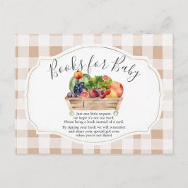 Lokal gezüchtete Veggies Bauer Market Books for Ba Postkarte