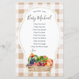 Lokal gezüchtete Veggies-Bauern Gebete für Baby