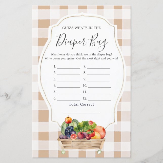 Lokal gezüchtete Veggies-Bauern, was in der Windel (Vorderseite)