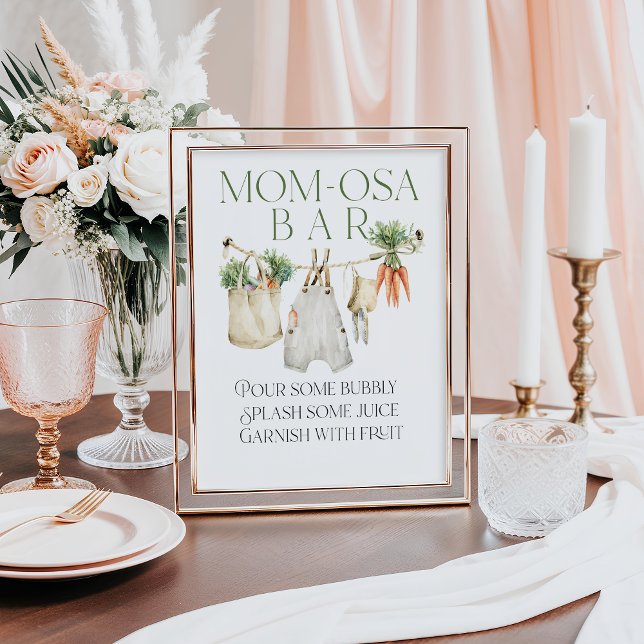 Lokal gezüchteter Bauer Market Babydusche Momosa B Poster (Von Creator hochgeladen)