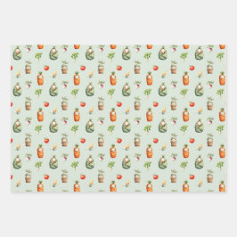 Lokal gezüchtetes Geschenkpapier Wrap Gingham Wrap