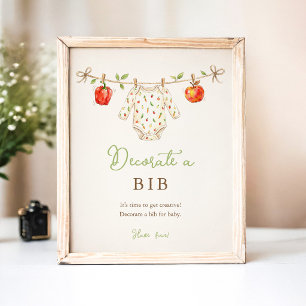Lokal Wachsend Dekorieren Sie ein Bib-Kinder-Tauf- Poster