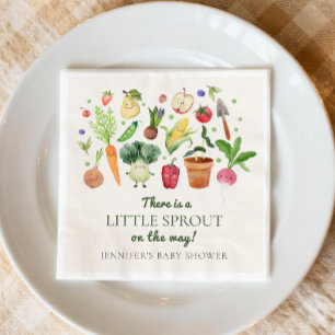 Lokale Babyshower für Paare: Farmers Market Serviette