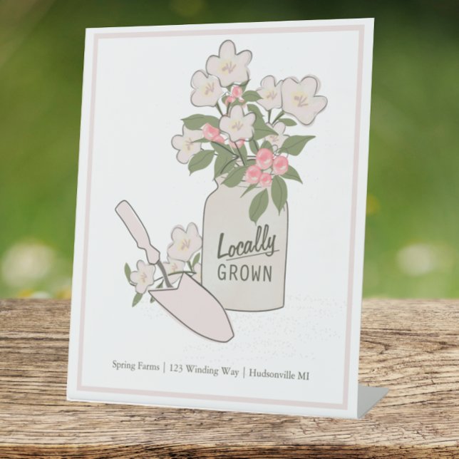 Lokale Bauern Market Business Sockelschild (Von Creator hochgeladen)