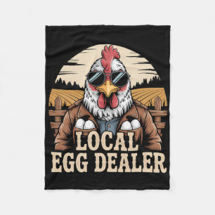 Lokale Eierhändler-Liste Farmer Lustiges Huhn Oste Fleecedecke