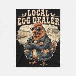 Lokale Eierhändler-Liste Ostern Lustiger Hühnerbau Fleecedecke