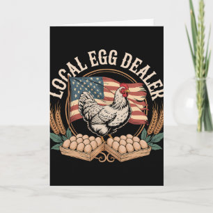 Lokale Eierhändler-Liste Ostern Lustiger Hühnerhof Karte