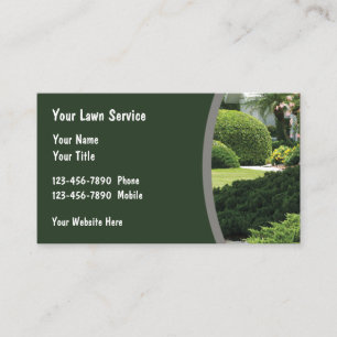 Lokale Rasenpflege-Service Visitenkarten Visitenkarte