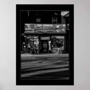 Lokaler Alles-Store Nr. 2 mit Grenzen Poster