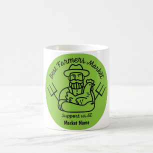 Lokaler Bauer Kaffeetasse