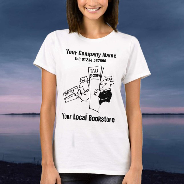 Lokaler Buchladen, Buchhändler oder Buchshop Desig T-Shirt (Von Creator hochgeladen)