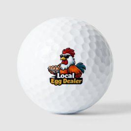 Lokaler Eierhändler, Gansta, Hahn. Golfball