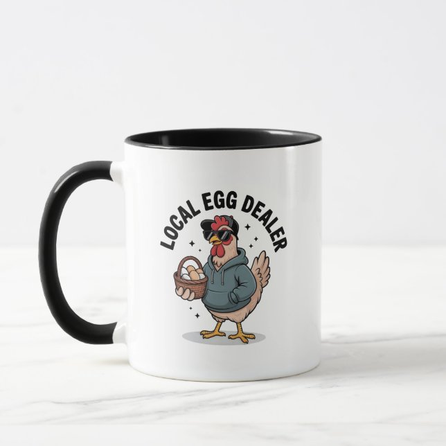 Lokaler Eierhändler Tasse (Links)