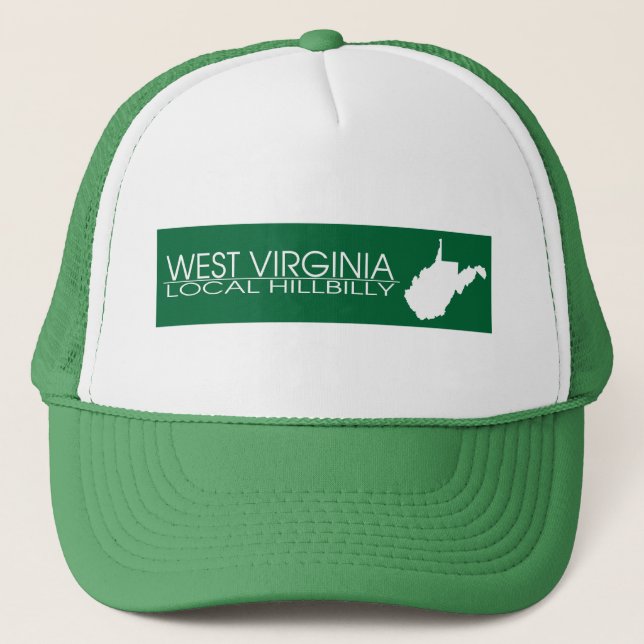 Lokaler Hinterwäldler West Virginia, Truckerkappe (Vorderseite)