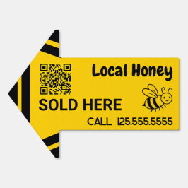 🌻 lokaler Honig für den Verkauf von kundenspezifi Gartenschild