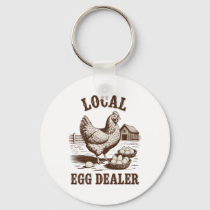 Lokales Eierhändler-Verzeichnis Ostern Lustiger Hü Schlüsselanhänger