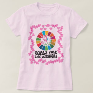 Lokales Handeln, Global denken: Nachhaltigkeitszie T-Shirt