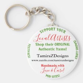 Lokales Künstlergeschäft Schlüsselanhänger