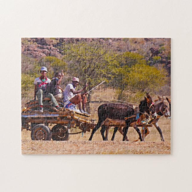 Lokales Taxi. Puzzle (Horizontal)