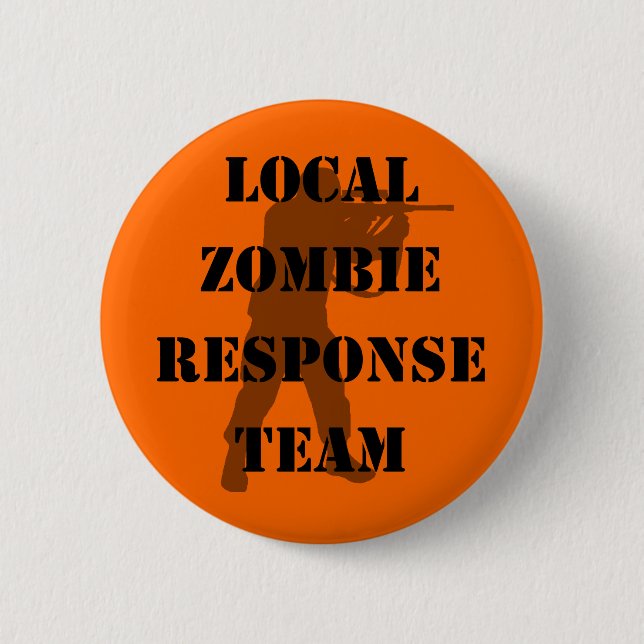 Lokales Zombie-Warteteam Button (Vorderseite)