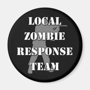 Lokales Zombie-Warteteam Magnet