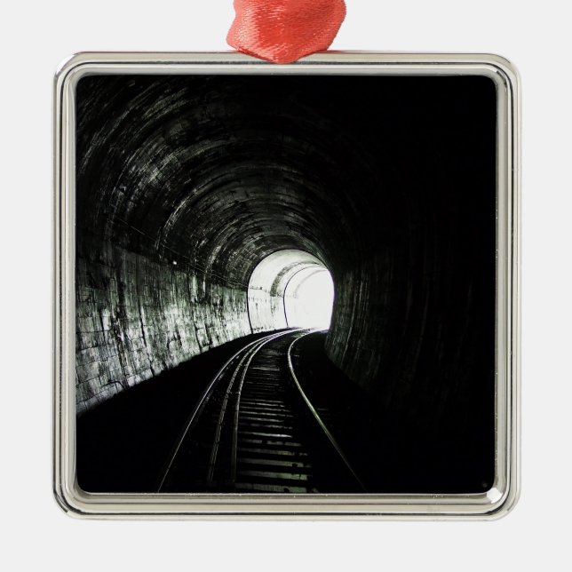 Lokaltunnel Silbernes Ornament (Vorne)