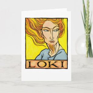 Loki Greeting Card Karte