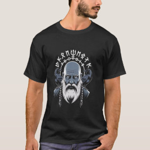 Loki Odin mit zwei Raben Northman Valhalla Nordisc T-Shirt