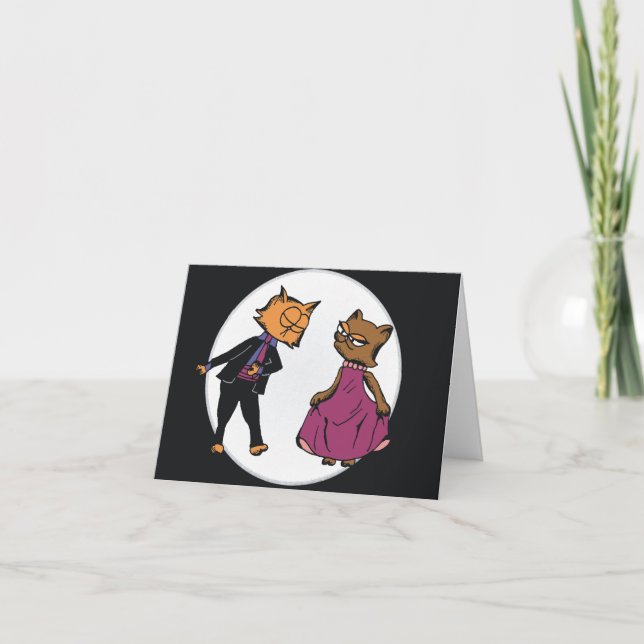 Loki und Mayday Mondtanz Karte (Vorderseite)