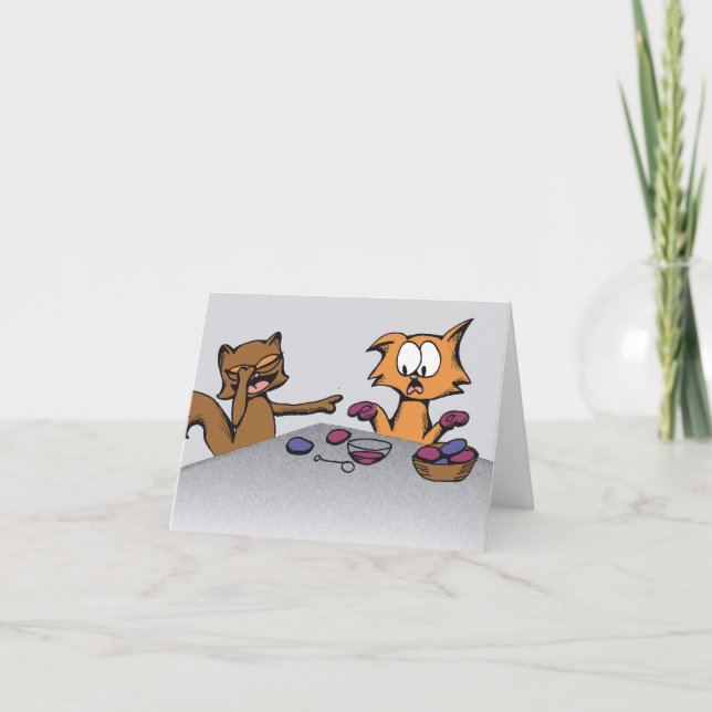 Loki und Mayday Osterkarte Feiertagskarte (Vorderseite)