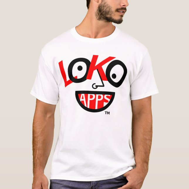 Loko Apps Retro T-Shirt (Vorderseite)