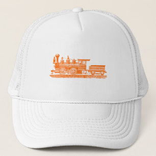 Lokomotive 02 - Orange Truckerkappe