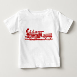 Lokomotive 02 - Ruby Red Baby T-shirt
