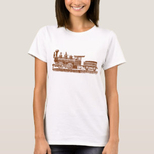 Lokomotive 02 - Walnussbraun T-Shirt