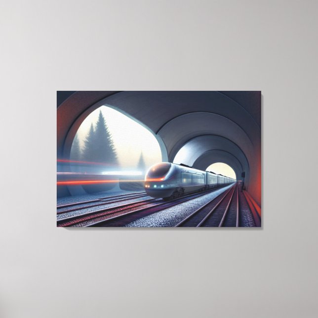 Lokomotive Canvas Print Leinwanddruck (Vorderseite)
