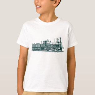 Lokomotive - Dunkelgrün T-Shirt